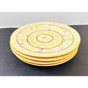 Temp-Tations Old World Yellow Salad Plates